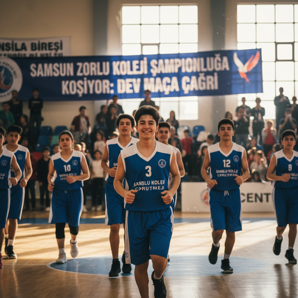 Samsun Zorlu Koleji Sampiyonluga Kosuyor Dev Maca Cagri gemini