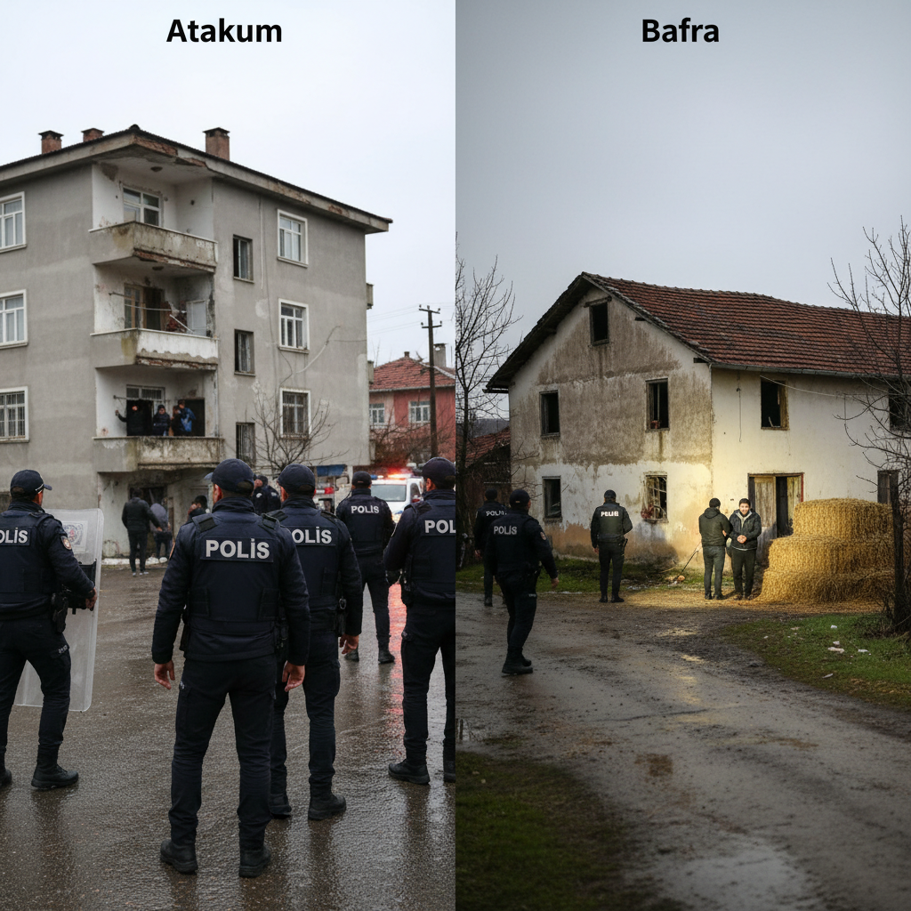 Samsunda Polisten Dev Operasyon Atakum ve Bafrada Baskinlar gemini