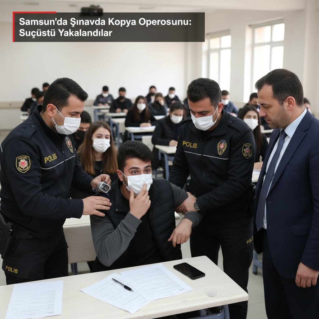 Samsunda Sinavda Kopya Operasyonu Sucustu Yakalandilar gemini