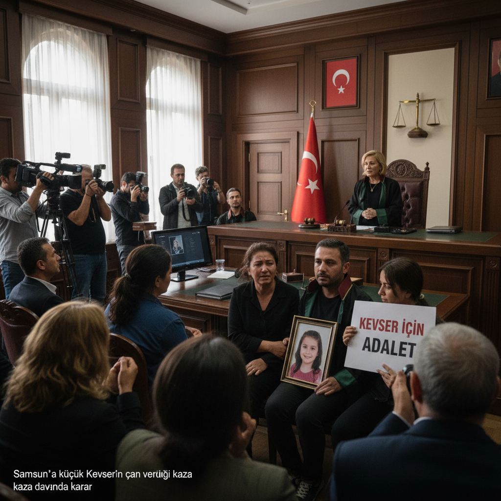 Samsunda kucuk Kevserin can verdigi kaza davasinda karar gemini