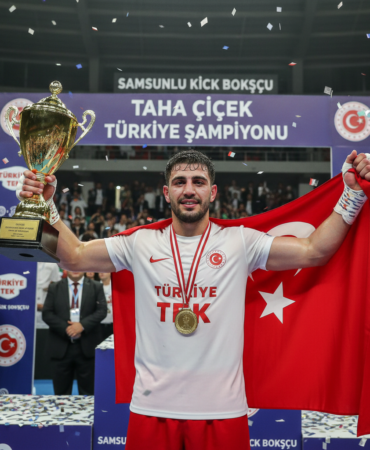 Samsunlu Kick Bokscu Taha Cicek Turkiye Sampiyonu Oldu gemini