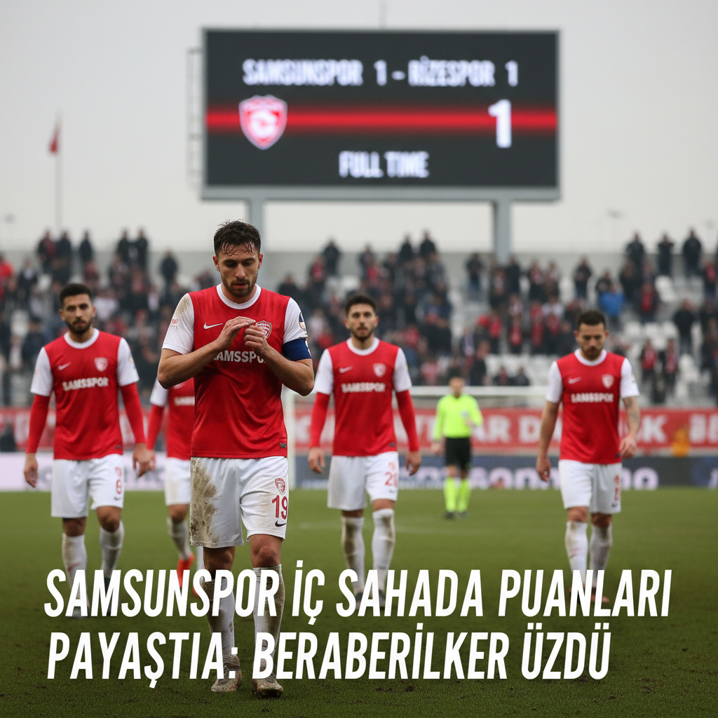 Samsunspor Ic Sahada Puanlari Paylasti Beraberlikler Uzdu gemini
