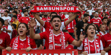 Samsunspor taraftari hakem kararlarina isyan etti Macin kaderi degisti gemini