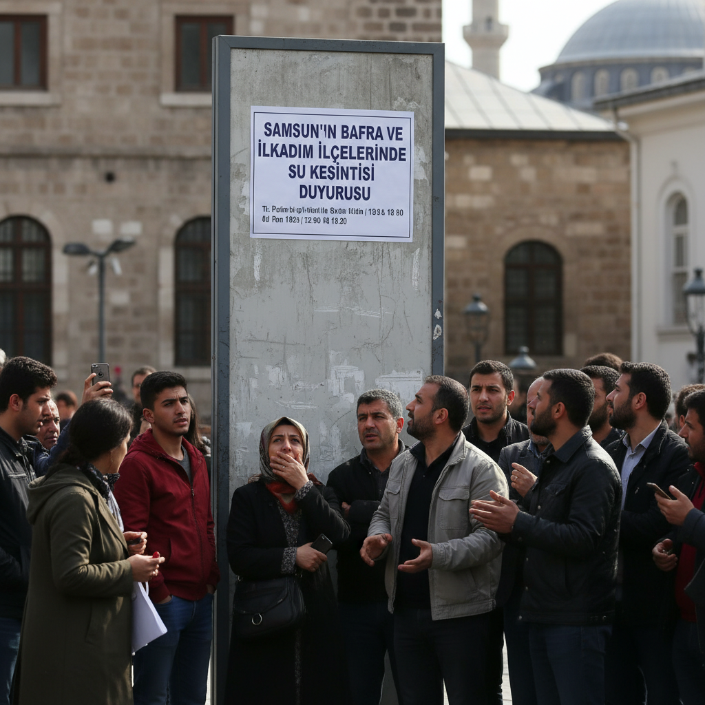 Samsunun Bafra ve Ilkadim Ilcelerinde Su Kesintisi Duyurusu gemini