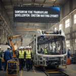 Samsunun Yeni Tramvaylari Sekilleniyor Uretim Hattina Ziyaret gemini