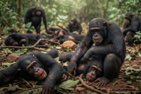 Sempanzeler Arasinda Kanli Ic Savas 24 Hayvan Hayatini Kaybetti gemini