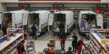 Sirinevlerde markette soke eden manzara 4 kamyonet urun toplandi gemini