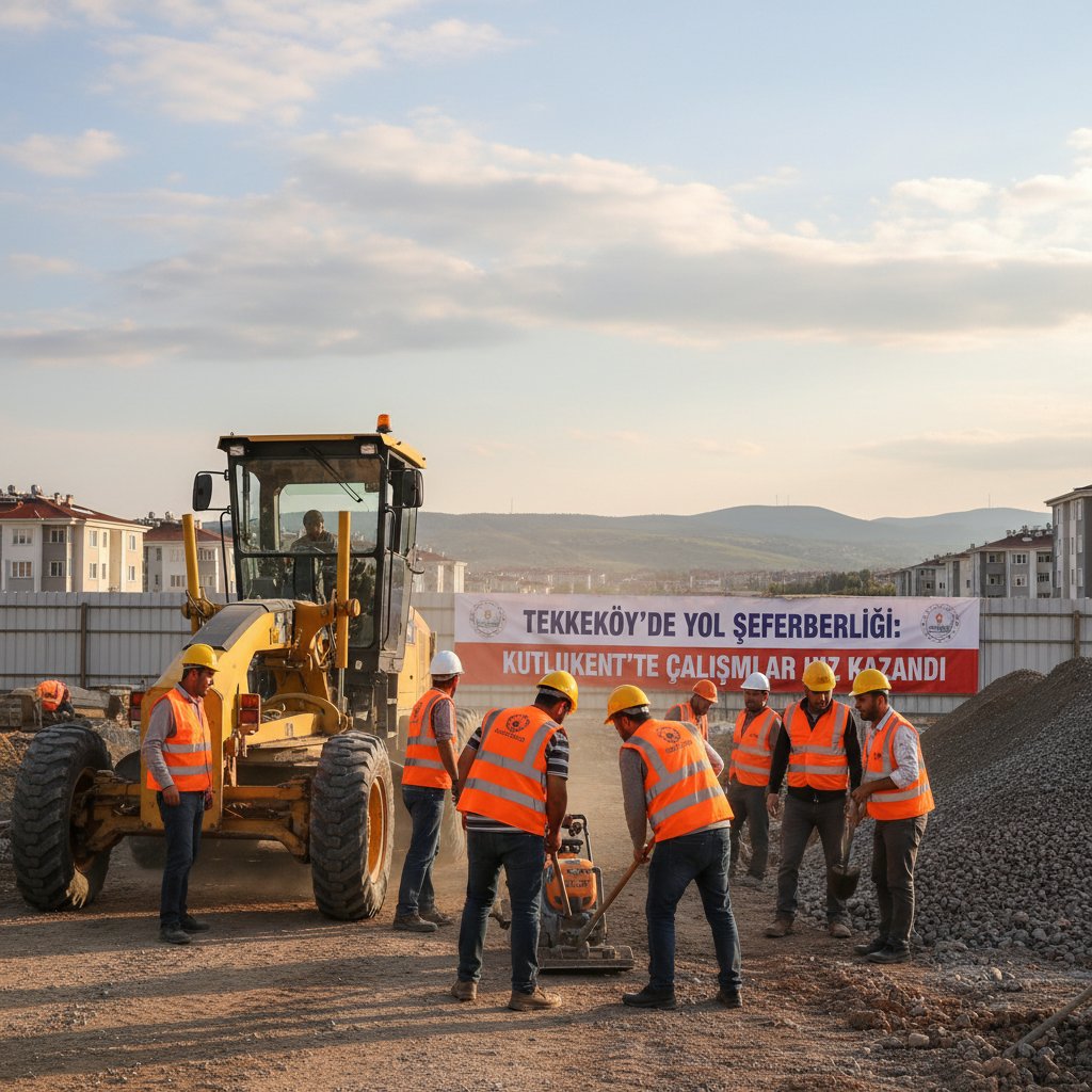 Tekkekoyde Yol Seferberligi Kutlukentte Calismalar Hiz Kazandi gemini