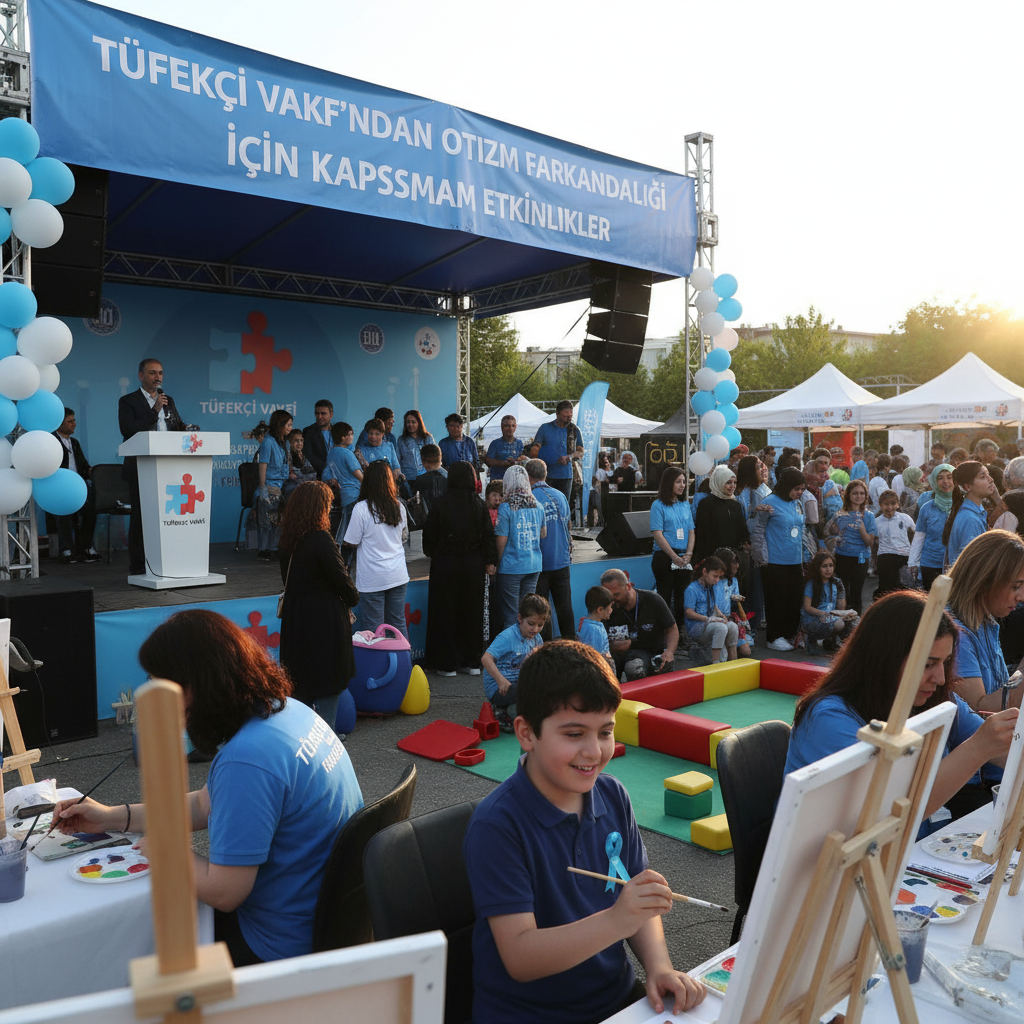 Tufekci Vakfindan Otizm Farkindaligi Icin Kapsamli Etkinlikler gemini