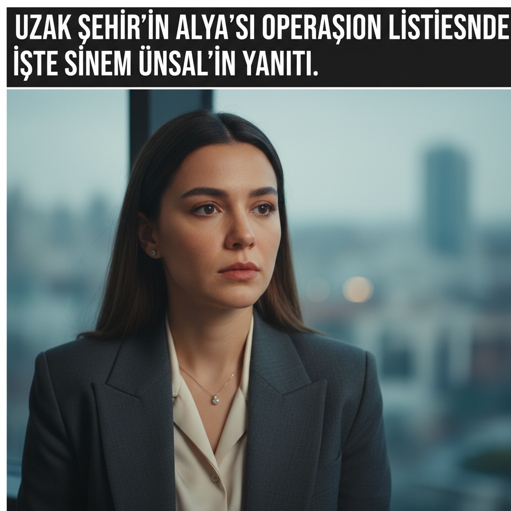 Uzak Sehirin Alyasi operasyon listesinde Iste Sinem Unsalin yaniti gemini