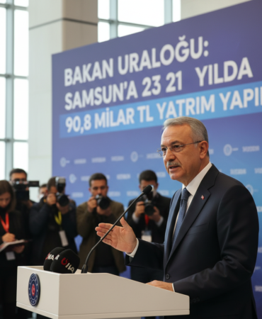 Bakan Uraloglu Samsuna 23 yilda 908 milyar TL yatirim yapildi gemini