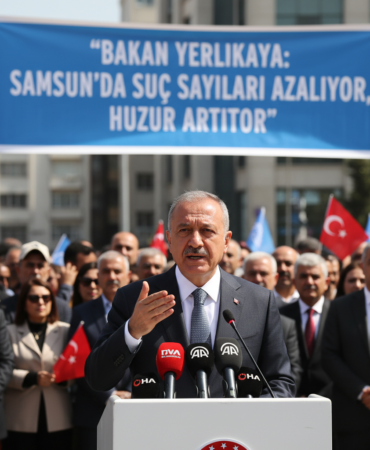 Bakan Yerlikaya Samsunda suc sayilari azaliyor huzur artiyor gemini