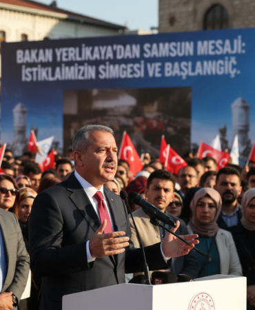 Bakan Yerlikayadan Samsun Mesaji Istiklalimizin Simgesi ve Baslangic gemini