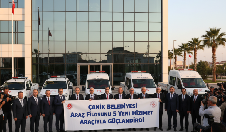 Canik Belediyesi Arac Filosunu 5 Yeni Hizmet Araciyla Guclendirdi gemini