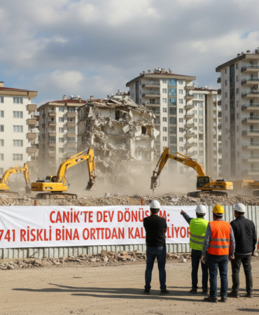 Canikte Dev Donusum 741 Riskli Bina Ortadan Kaldiriliyor gemini
