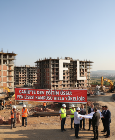 Canikte Dev Egitim Ussu Fen Lisesi Kampusu Hizla Yukseliyor gemini