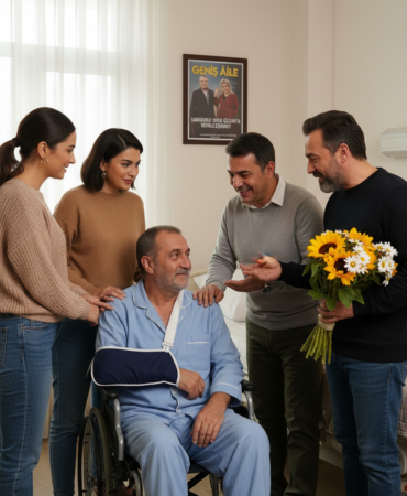 Genis Aile ekibinden Samsunlu Ufuk Ozkana vefali ziyaret gemini