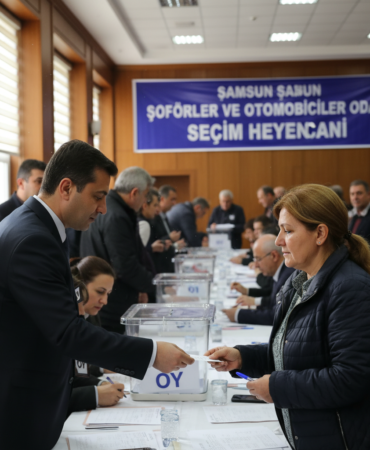 Samsun Soforler ve Otomobilciler Odasinda Secim Heyecani gemini