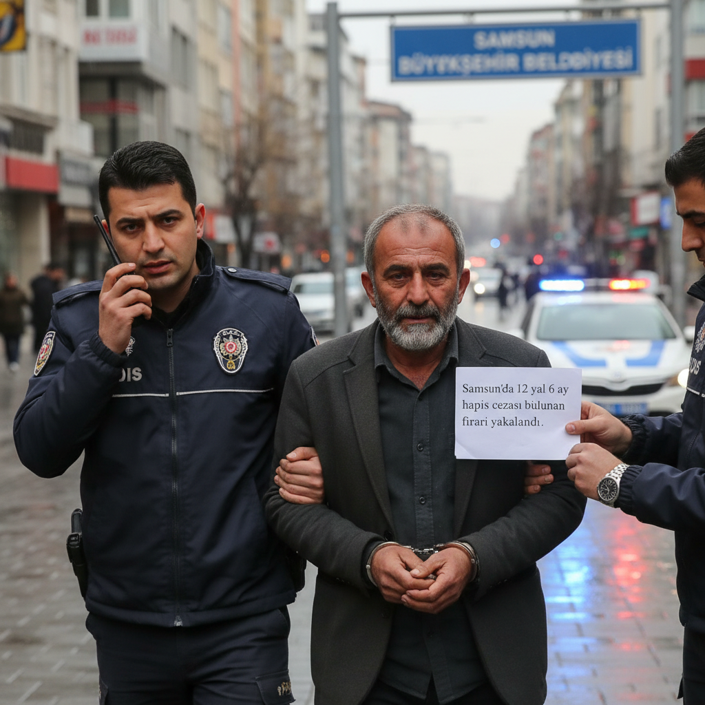 Samsunda 12 yil 6 ay hapis cezasi bulunan firari yakalandi gemini