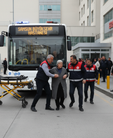 Samsunda Kahraman Sofor Rahatsizlanan Yolcuyu Hastaneye Yetistirdi gemini