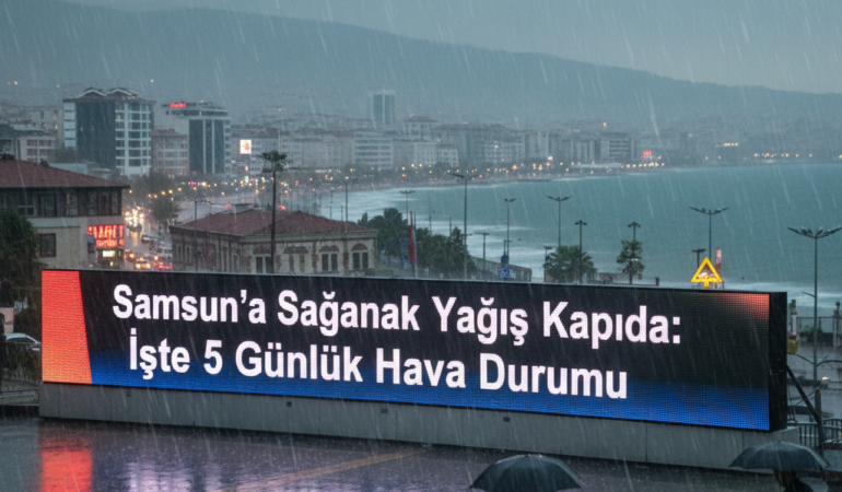 Samsunda Saganak Yagis Kapida Iste 5 Gunluk Hava Durumu gemini