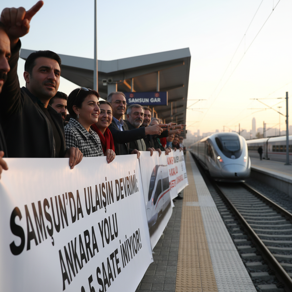 Samsunda Ulasim Devrimi Ankara Yolu 25 Saate Iniyor gemini