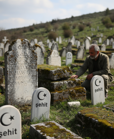 Samsundaki mezar taslarinda sakli Pontus zulmu ve sehitlerin anisi gemini
