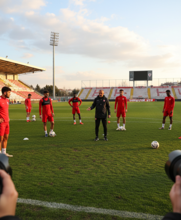 Samsunspor U19 Genclerbirligi Maci Oncesi Son Provasini Yapti gemini