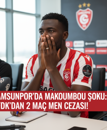 Samsunsporda Makoumbou soku PFDKdan 2 mac men cezasi gemini