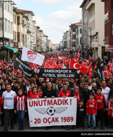 Samsunsporun Futbol Sehitleri Icin Dev Yuruyus Duzenlendi gemini