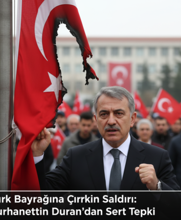 Turk Bayragina Cirkin Saldiri Burhanettin Durandan Sert Tepki gemini