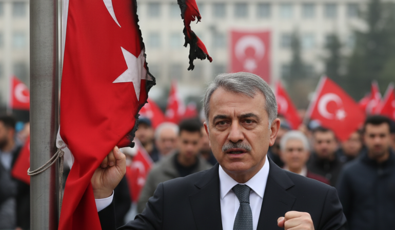Turk Bayragina Cirkin Saldiri Burhanettin Durandan Sert Tepki gemini