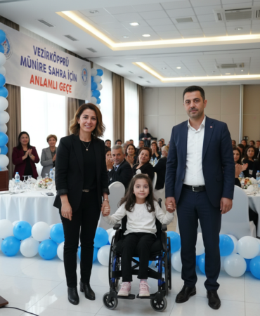 Vezirkoprude SMA hastasi Munure Sahra icin anlamli gece gemini