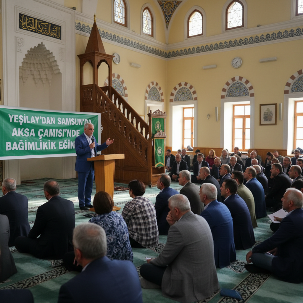 Yesilaydan Samsunda Aksa Camisinde Bagimlilik Egitimi gemini