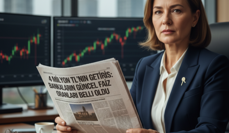 4 Milyon TLnin Getirisi Bankalarin Guncel Faiz Oranlari Belli Oldu gemini