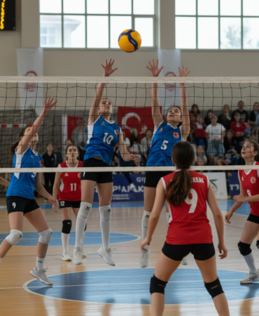 Carsambada Voleybol Heyecani Genc Kizlar Sahaya Indi gemini