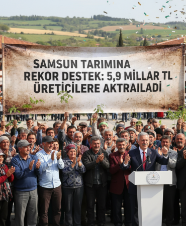 Samsun tarimina rekor destek 59 milyar TL ureticilere aktarildi gemini