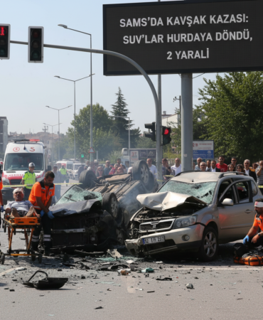 Samsunda Kavsak Kazasi SUVlar Hurdaya Dondu 2 Yarali gemini