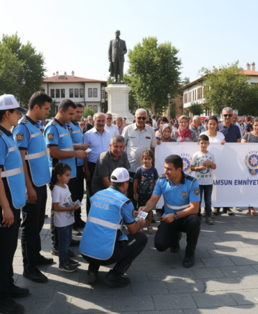 Samsunda Toplum Destekli Polis Cumhuriyet Meydaninda Sahaya Indi gemini