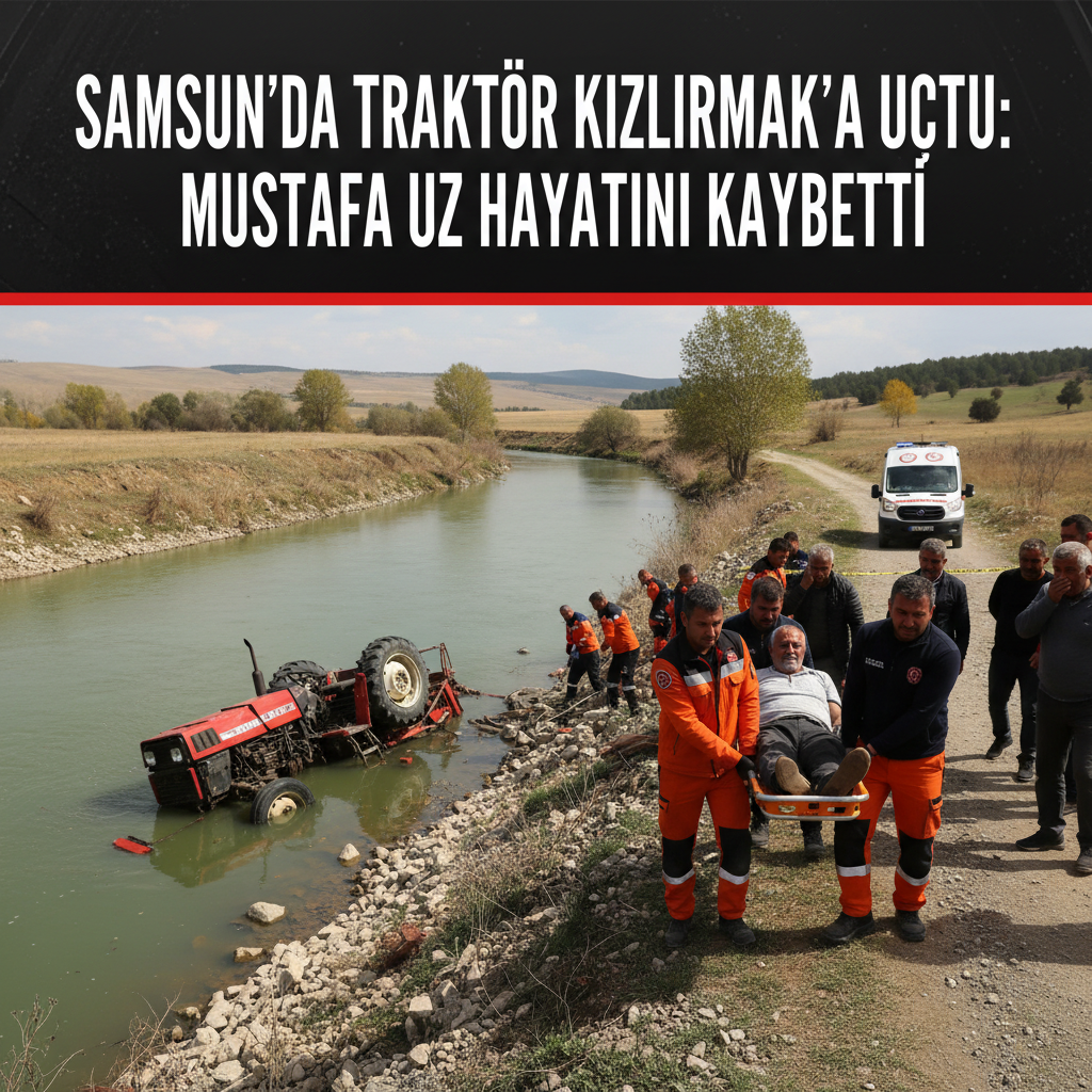 Samsunda Traktor Kizilirmaka Uctu Mustafa Uz Hayatini Kaybetti gemini