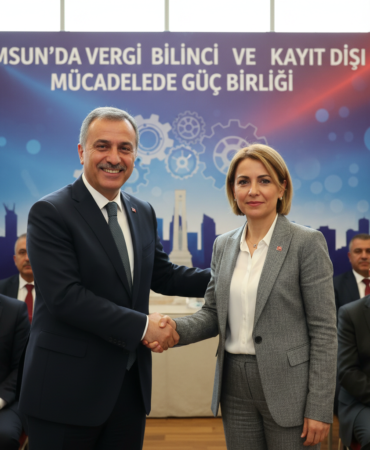 Samsunda vergi bilinci ve kayit disi ile mucadelede guc birligi gemini