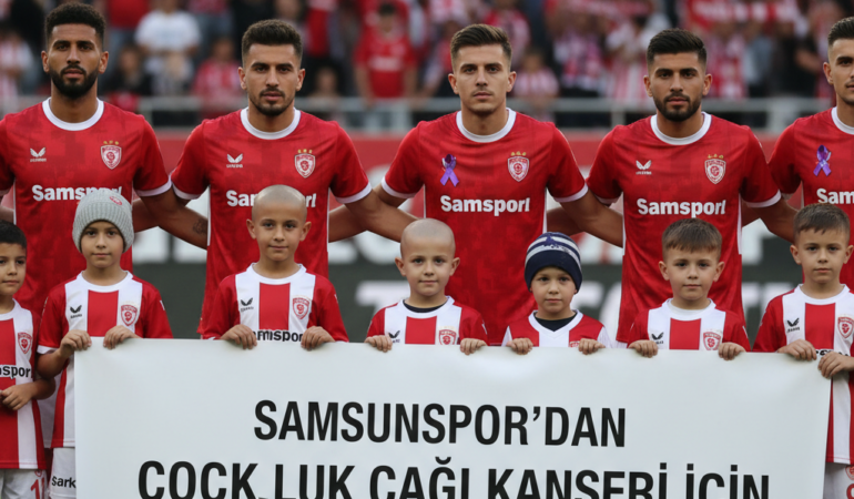 Samsunspordan Cocukluk Cagi Kanseri Icin Farkindalik Cagrisi gemini
