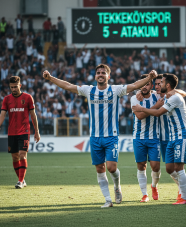 Tekkekoyspor Atakum deplasmaninda farka kostu 5 1 gemini