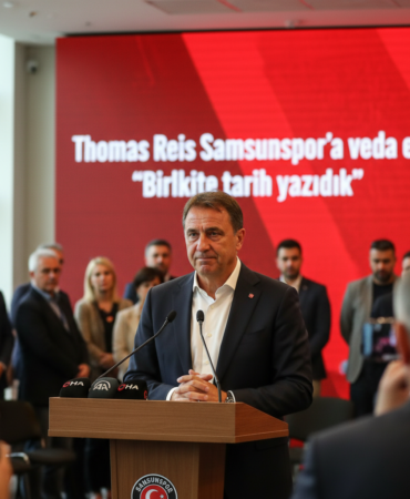 Thomas Reis Samsunspora veda etti Birlikte tarih yazdik gemini