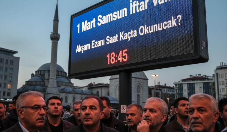 1 Mart Samsun Iftar Vakti Aksam Ezani Saat Kacta Okunacak gemini