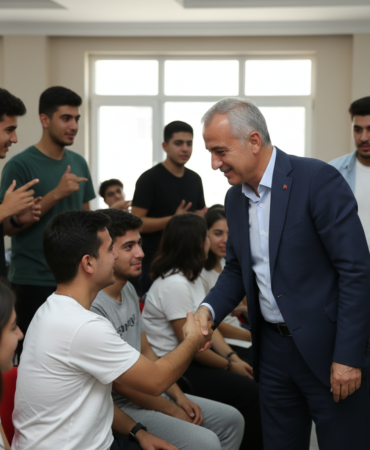 ASFED Baskani Osman Yilmaz Havzada Genclerle Bir Araya Geldi gemini