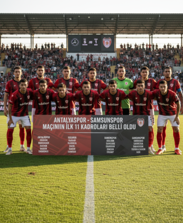 Antalyaspor Samsunspor Macinin Ilk 11 Kadrolari Belli Oldu gemini