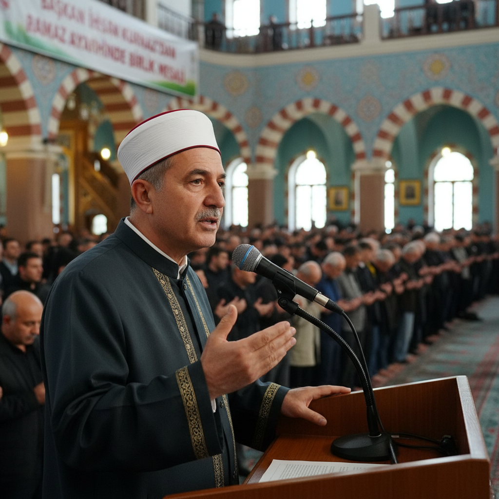 Baskan Ihsan Kurnazdan Ramazan Ayinin Son Teravihinde Birlik Mesaji gemini