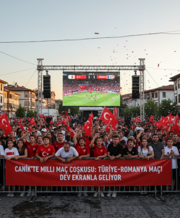 Canikte Milli Mac Coskusu Turkiye Romanya Maci Dev Ekranla Geliyor gemini