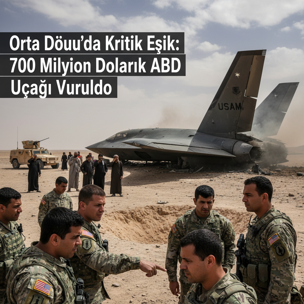 Orta Doguda Kritik Esik 700 Milyon Dolarlik ABD Ucagi Vuruldu gemini